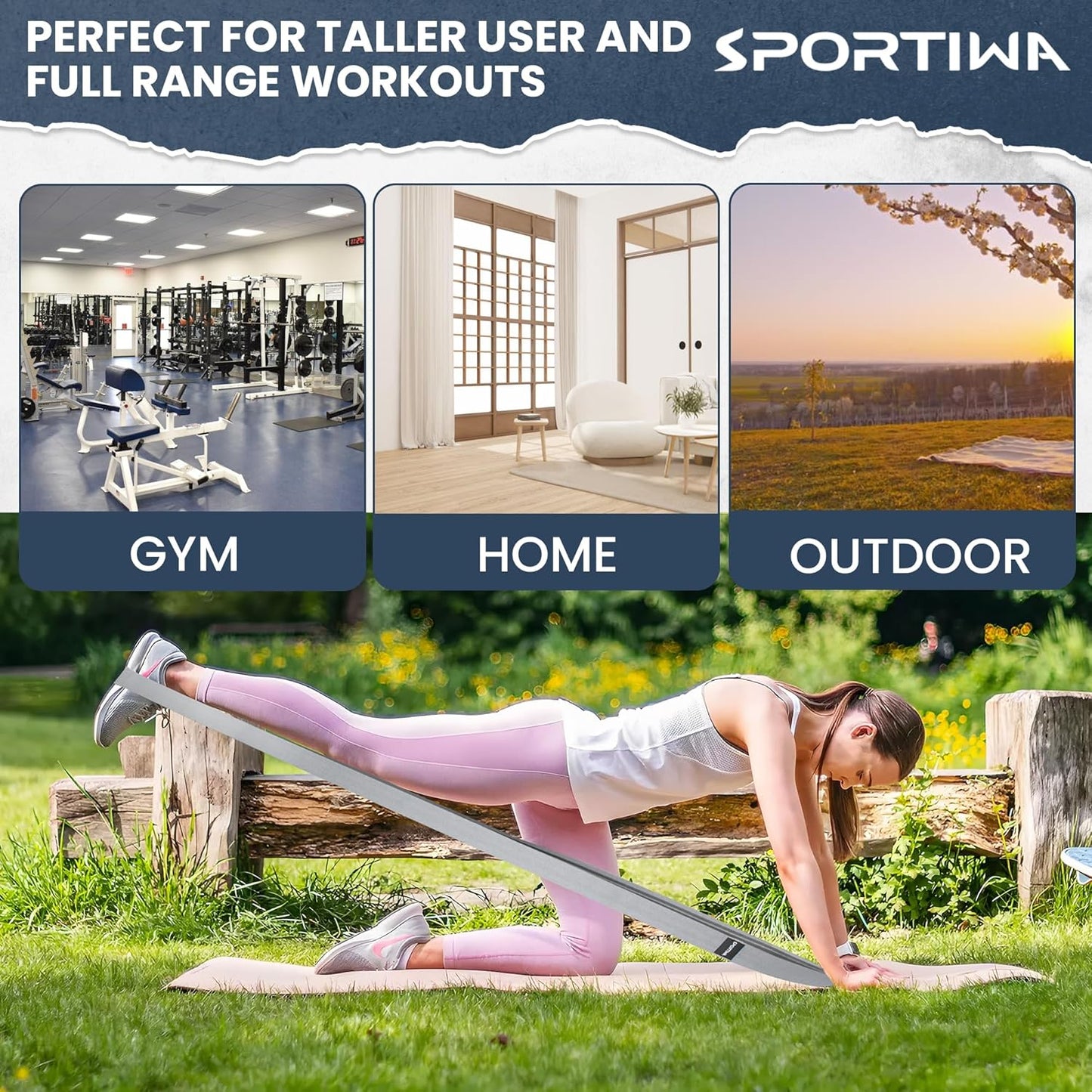 Sportiwa Premium 76" Extended Fabric Resistance Band