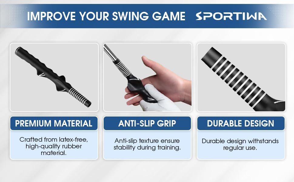 SPORTIWA 1Pcs Golf Grip Trainer Right Hand