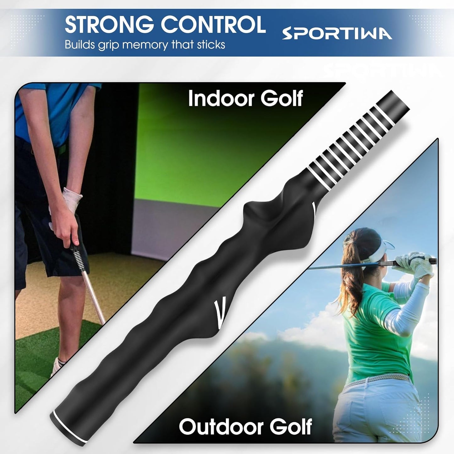 SPORTIWA 1Pcs Golf Grip Trainer Right Hand