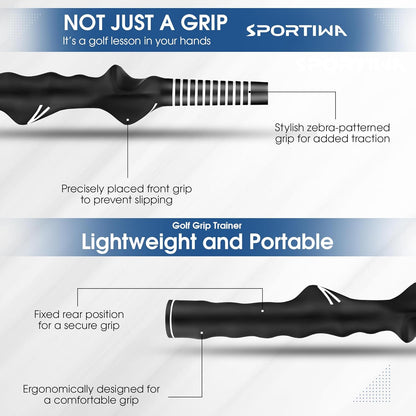 SPORTIWA 1Pcs Golf Grip Trainer Right Hand