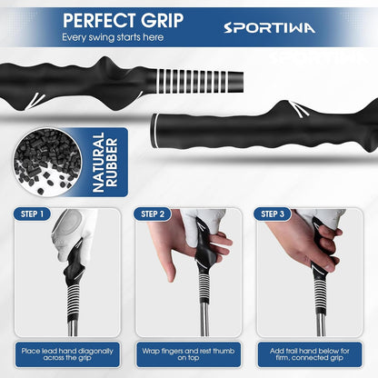 SPORTIWA 1Pcs Golf Grip Trainer Right Hand