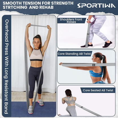 Sportiwa Premium 76" Extended Fabric Resistance Band