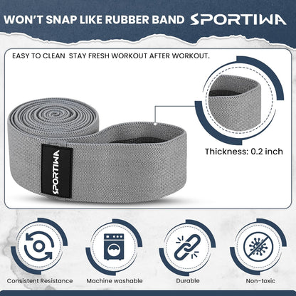 Sportiwa Premium 76" Extended Fabric Resistance Band